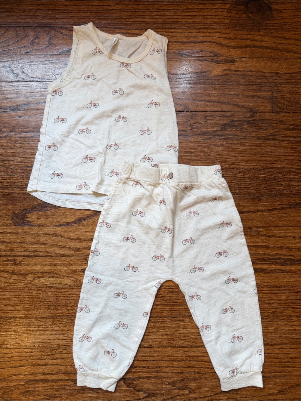Rylee + Cru Bicycle Print Tank Top and Pants Set — Size 18-24M